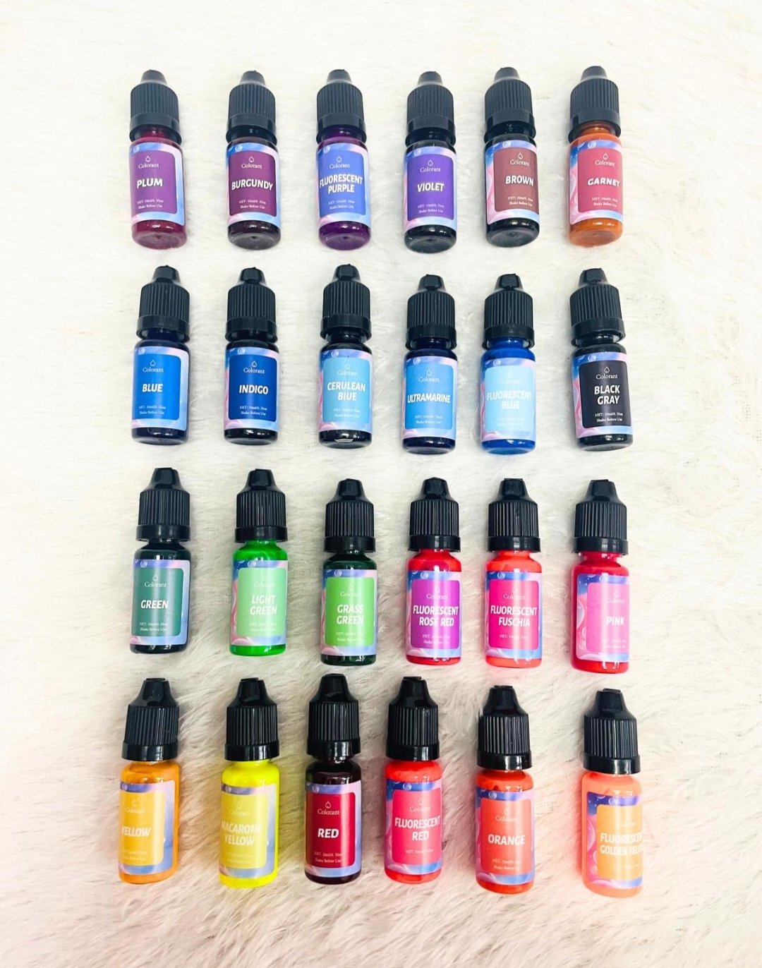 Colorant pigment 10ml (24pcs set)