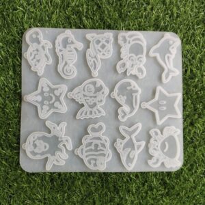 Sea animals keychain mould