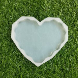 Agate heart mould 5 inch