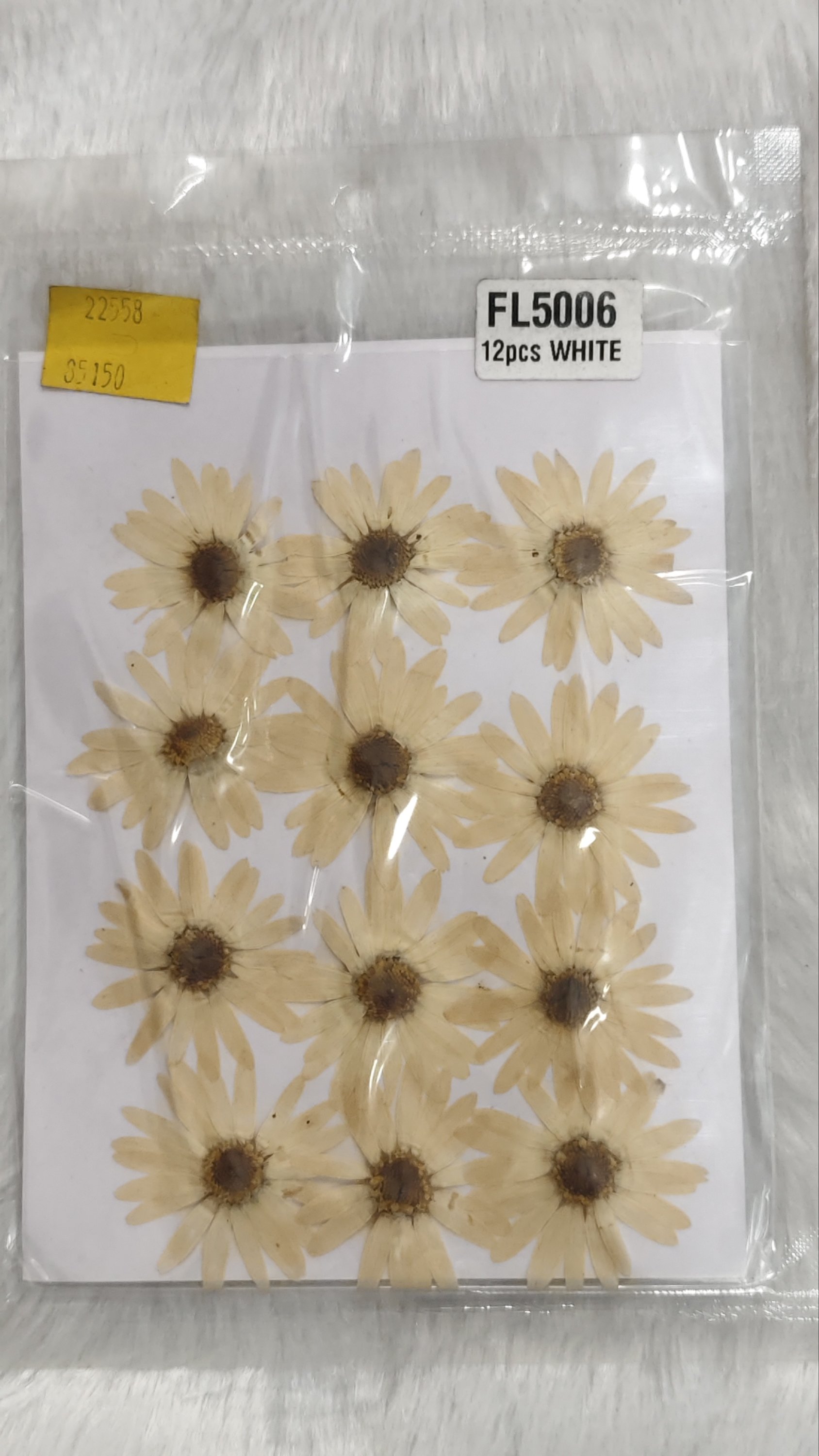 Pressed flower sheet