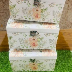 White Hamper Boxes (3pc set)