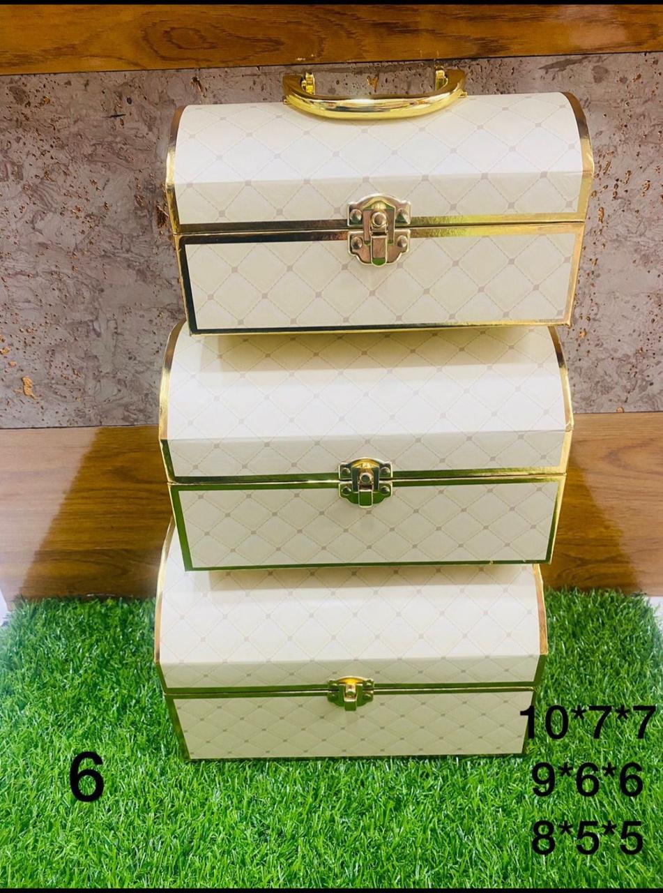 Off white Hamper Boxes (3pc set)