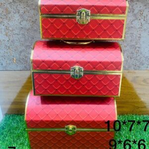Red Hamper Boxes (3pc set)