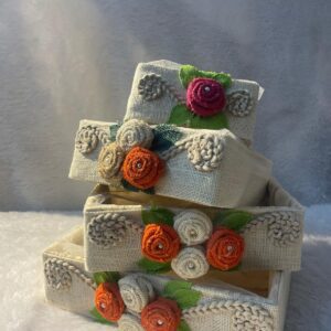 Jute Hamper 4pcs Set