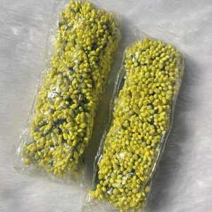 Light yellow pollen (1 packet)
12 bunches in 1 pack