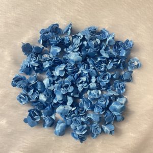Light Blue Satin flower (100 pieces)