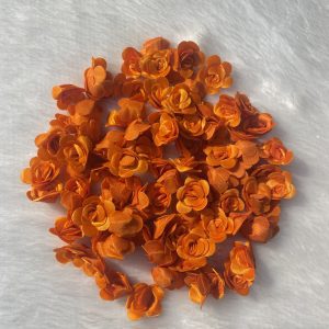 Orange satin flower (100 pieces)