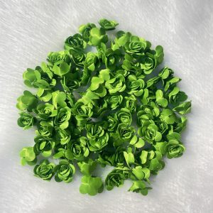 Light green satin flower (100 pieces)
