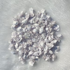 White satin flower (100 pieces)
