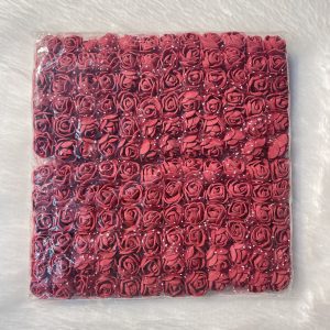 Maroon foam flower (144 pieces)
Size-1.5cm