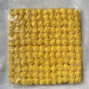 Yellow foam flower (144 pieces) Size-1.5cm