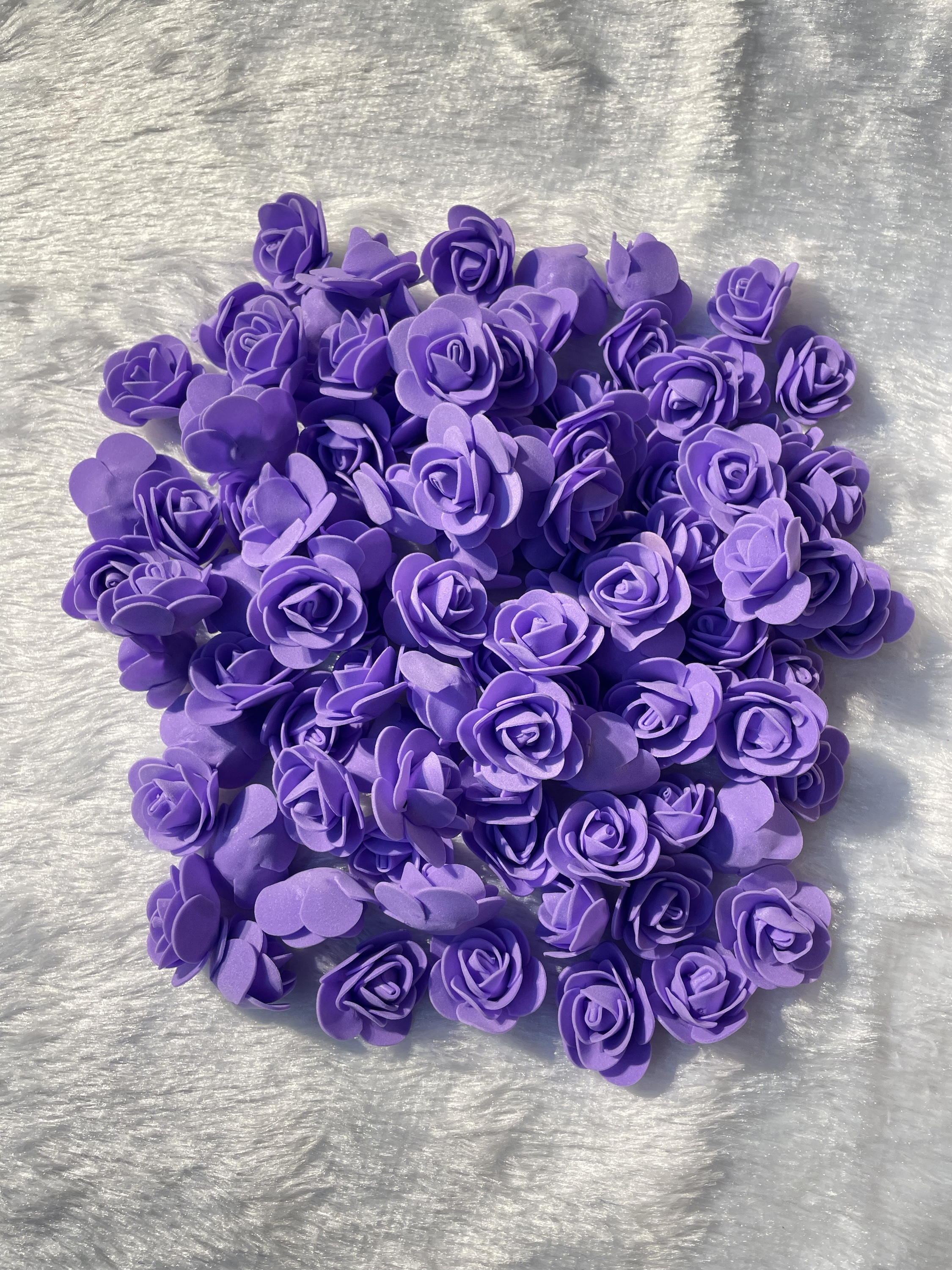 Purple foam flower (500 pieces)
size-3cm