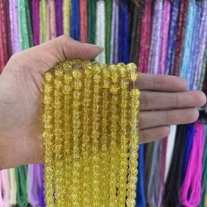 Yellow crackle 1 line (8mm)