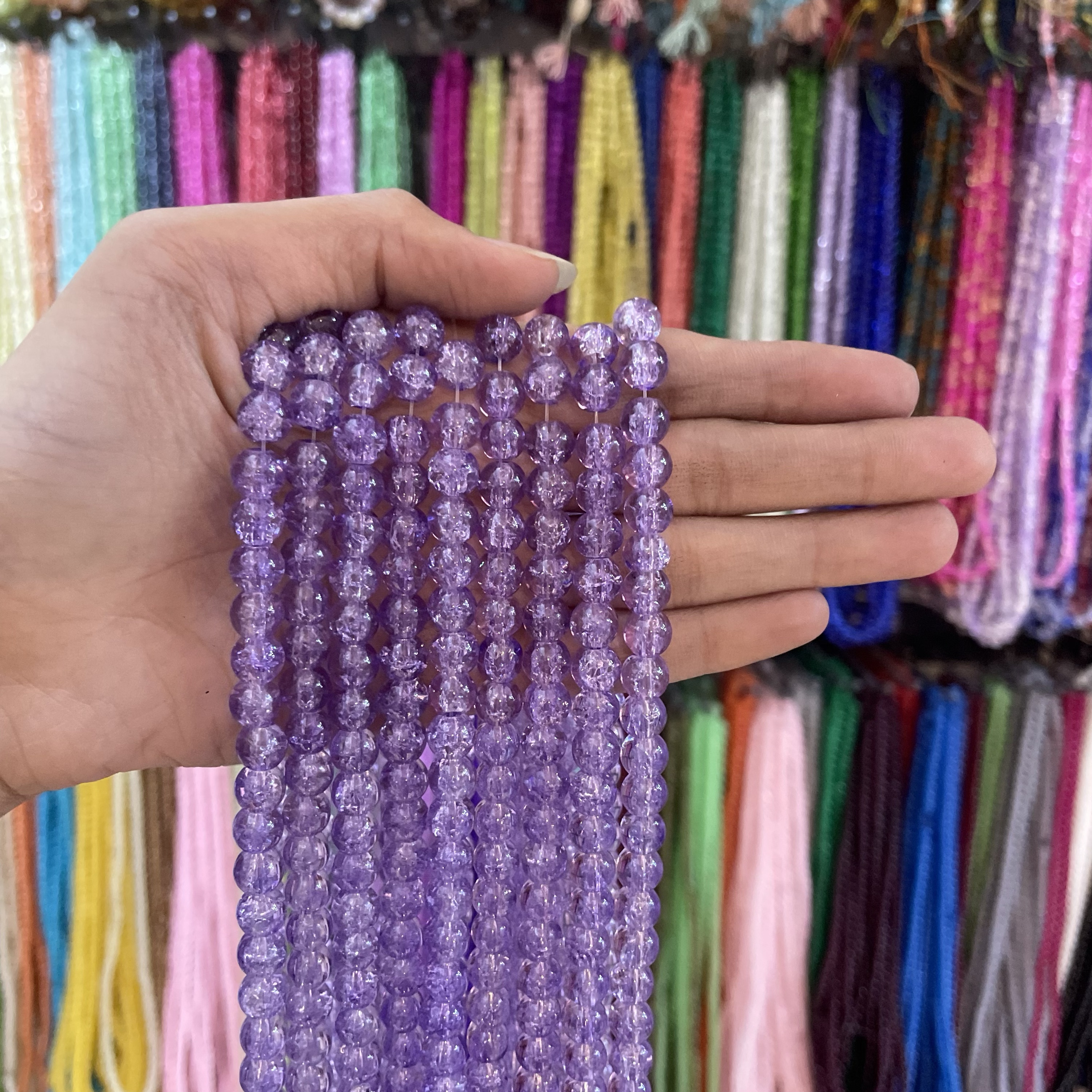 Violet crackle 1 line (8mm)