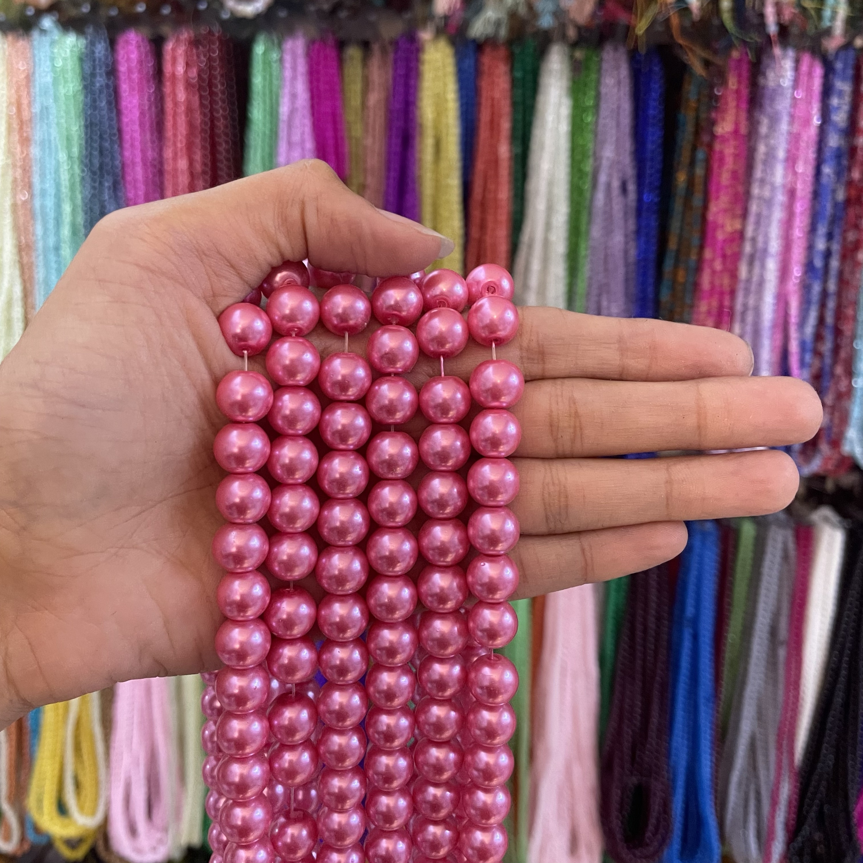 Pink pearl 1 line (10mm)