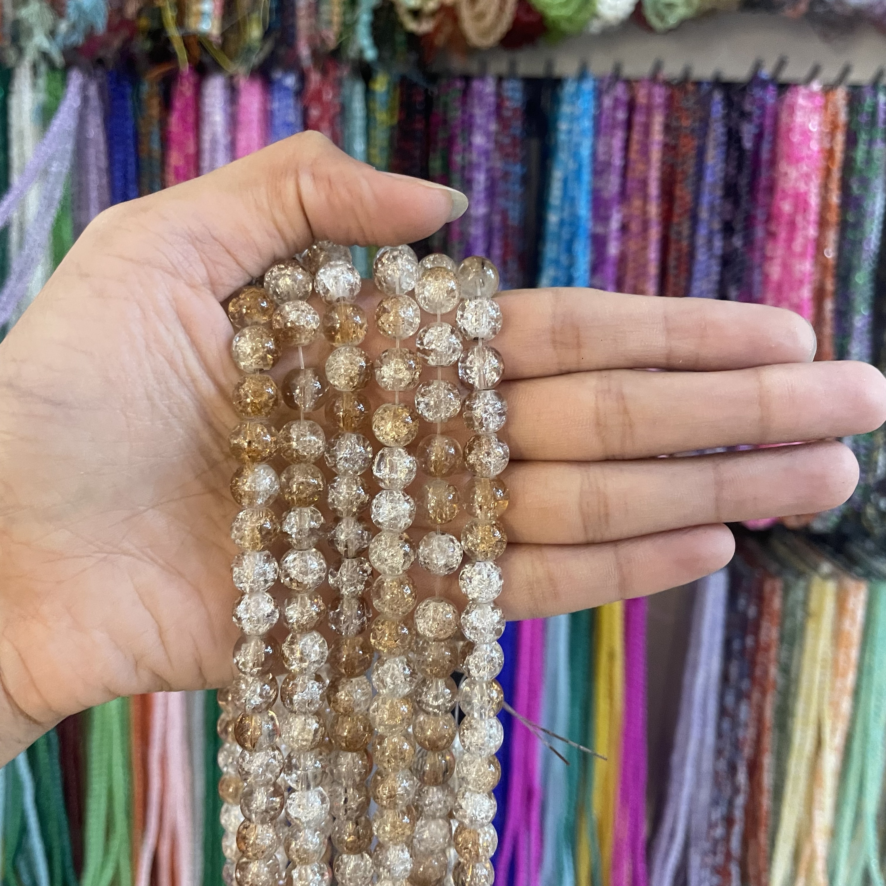 Brown & white (1 line)