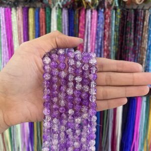 Violet & white (1 line)