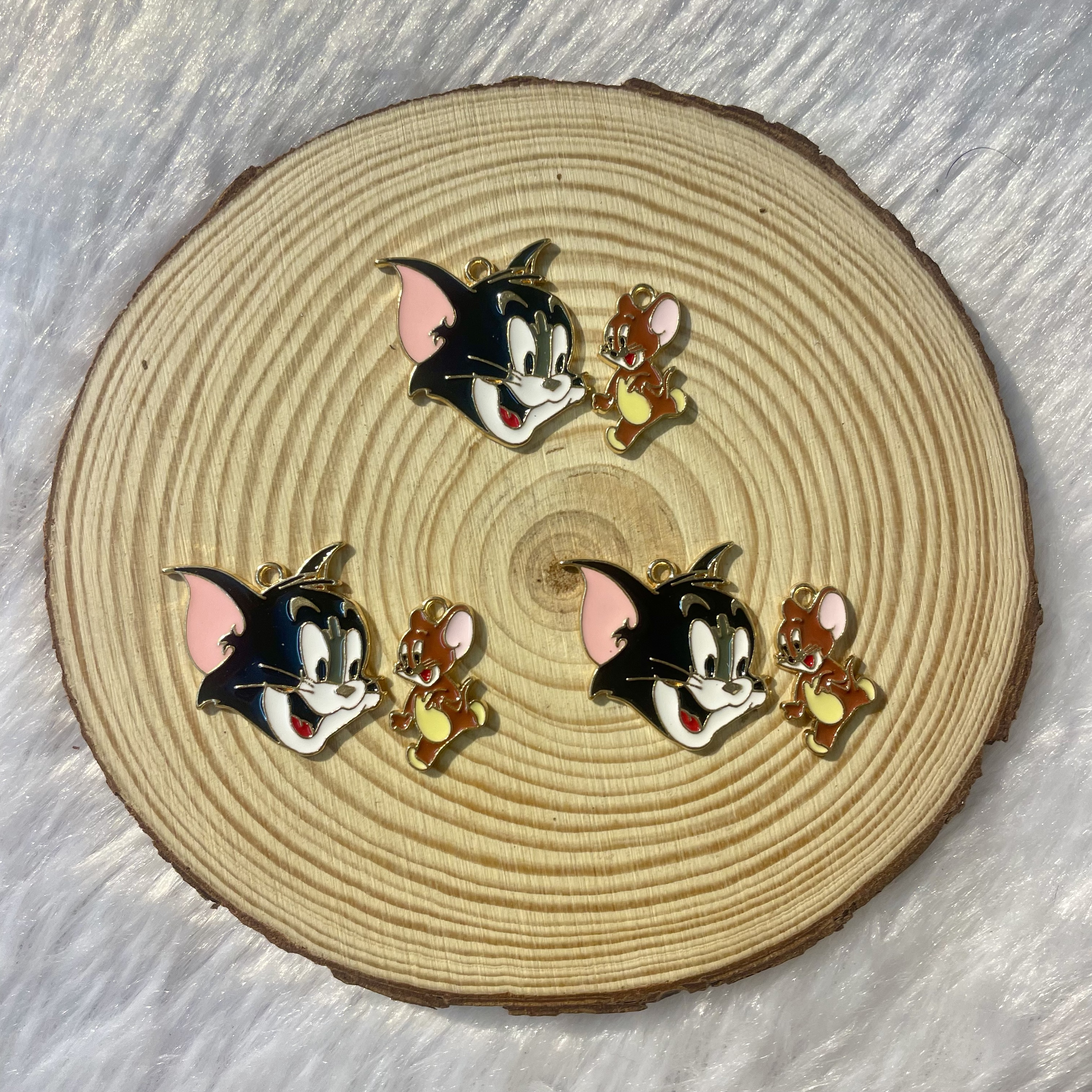 Tom & jerry set charm
