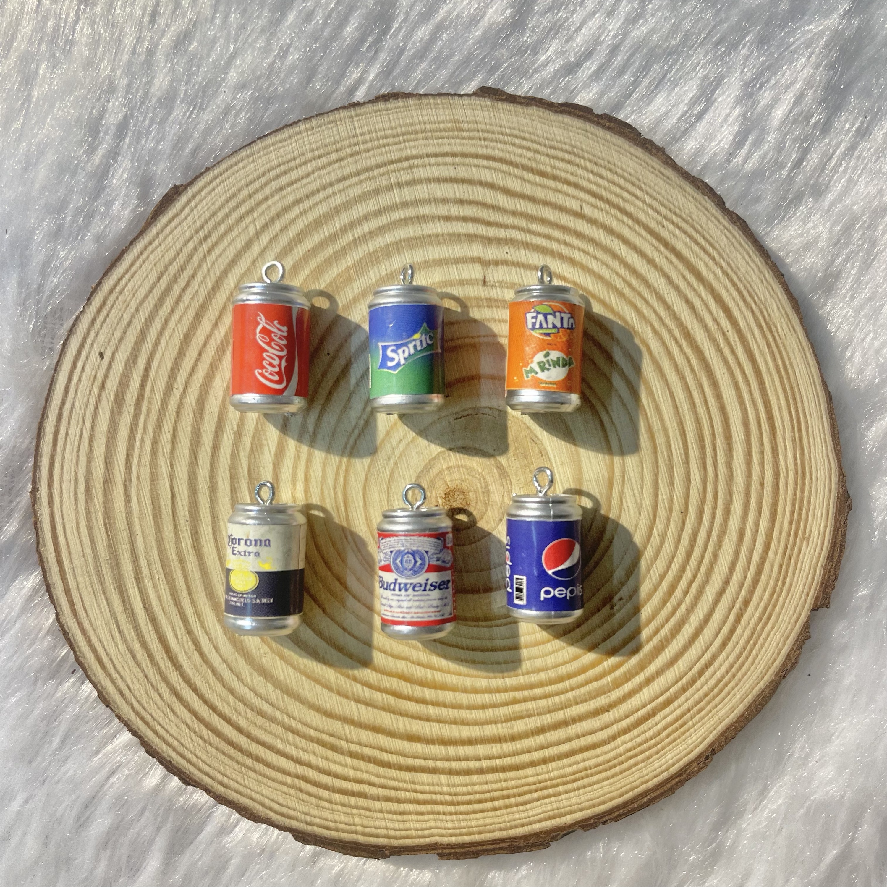Miniature tin charms