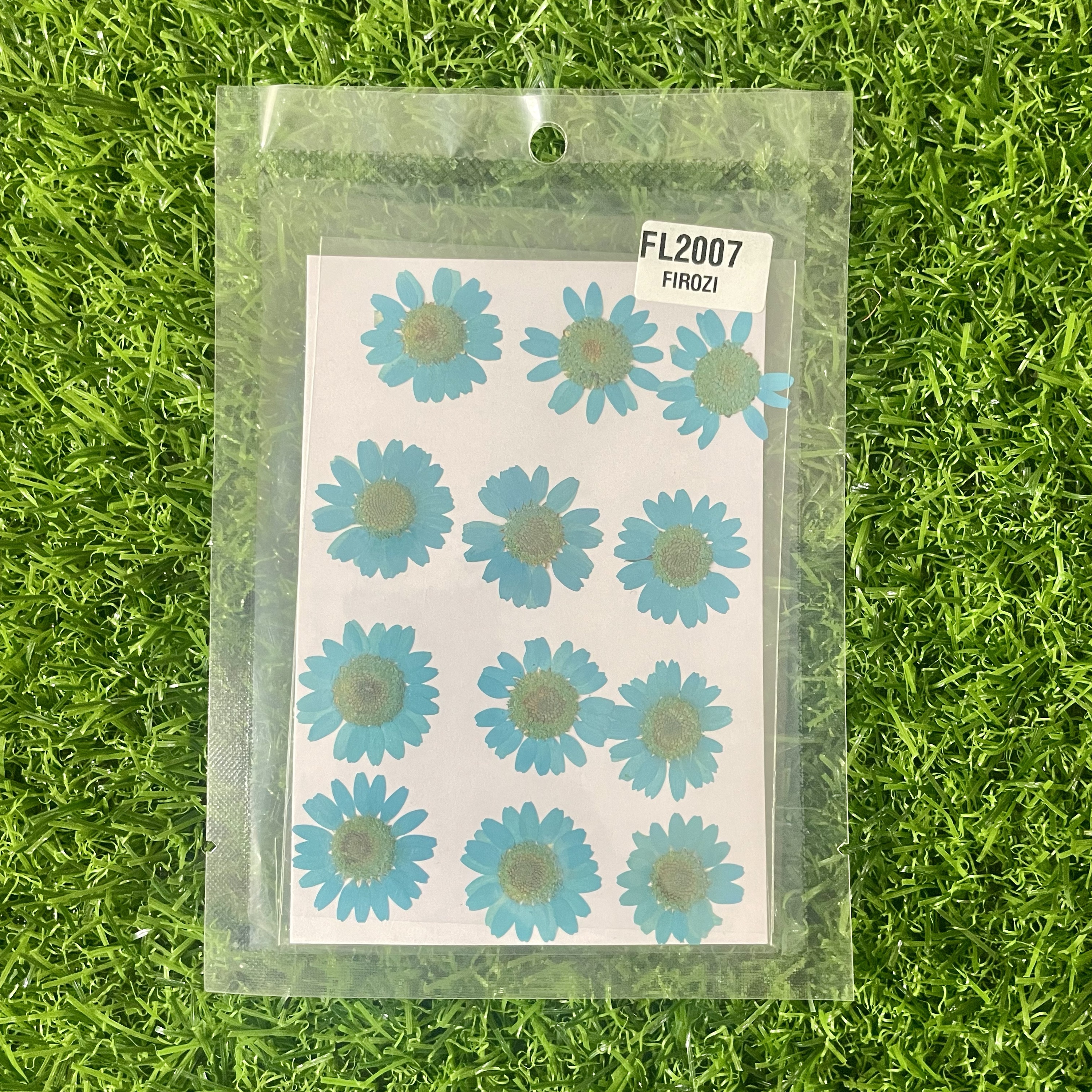 Light blue Daisy Flower Sheet