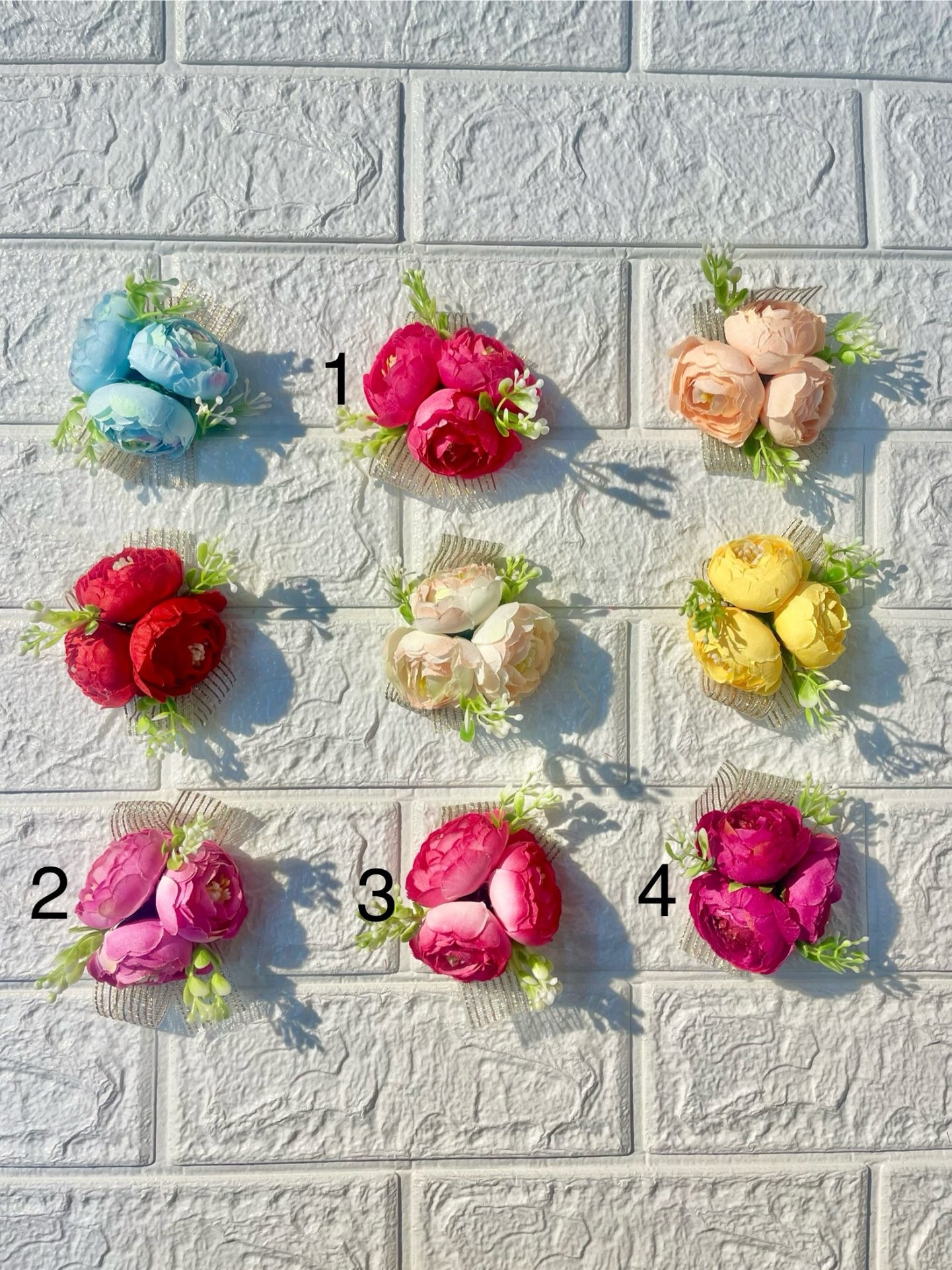 Peony bunch (1 piece) 
Size-10cm