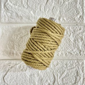 Dull gold Macrame thread
