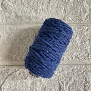 Royal blue macrame thread