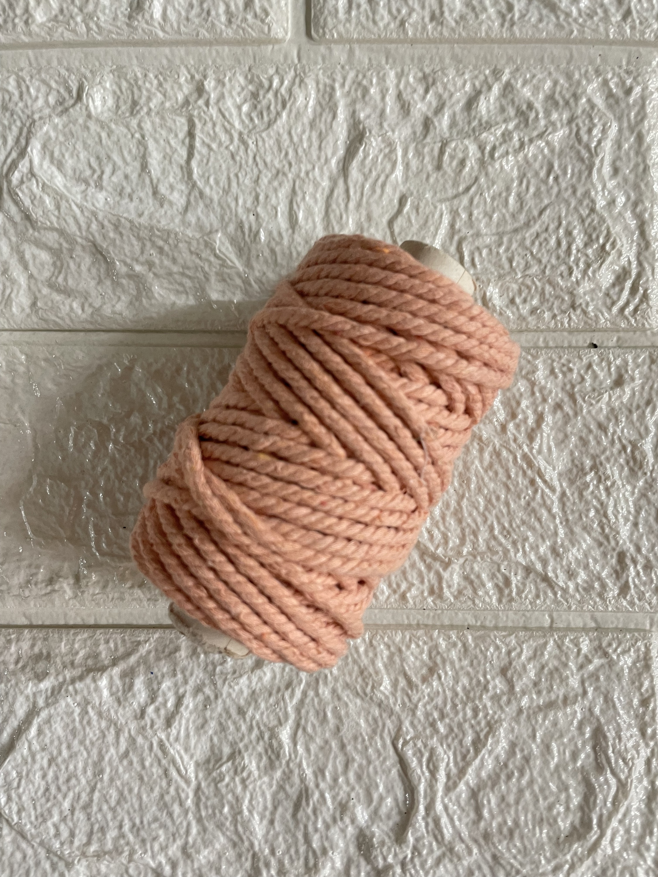 Peach Macrame thread
