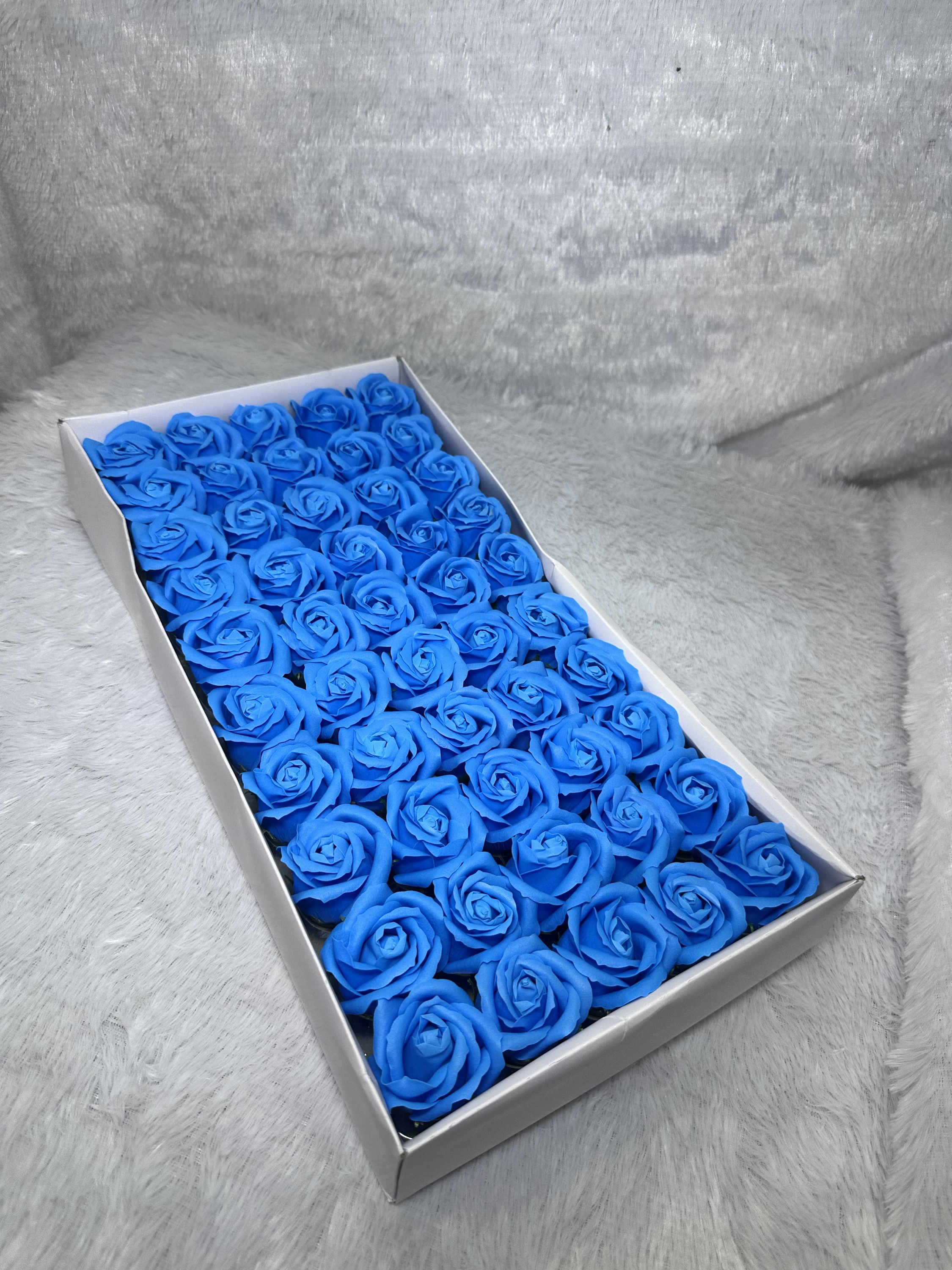 Scented rose flower blue colour