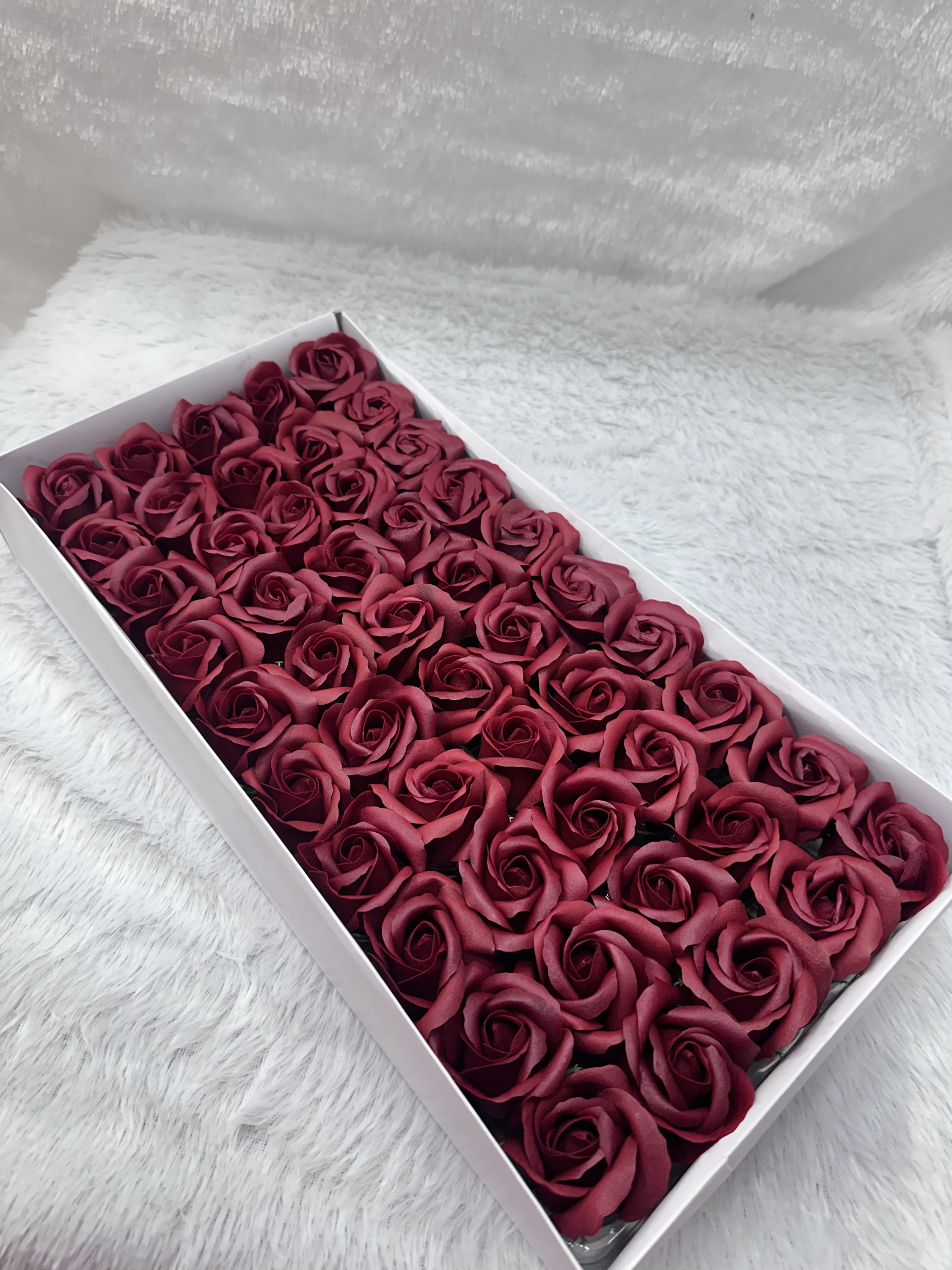 Scented Rose Flower maroon