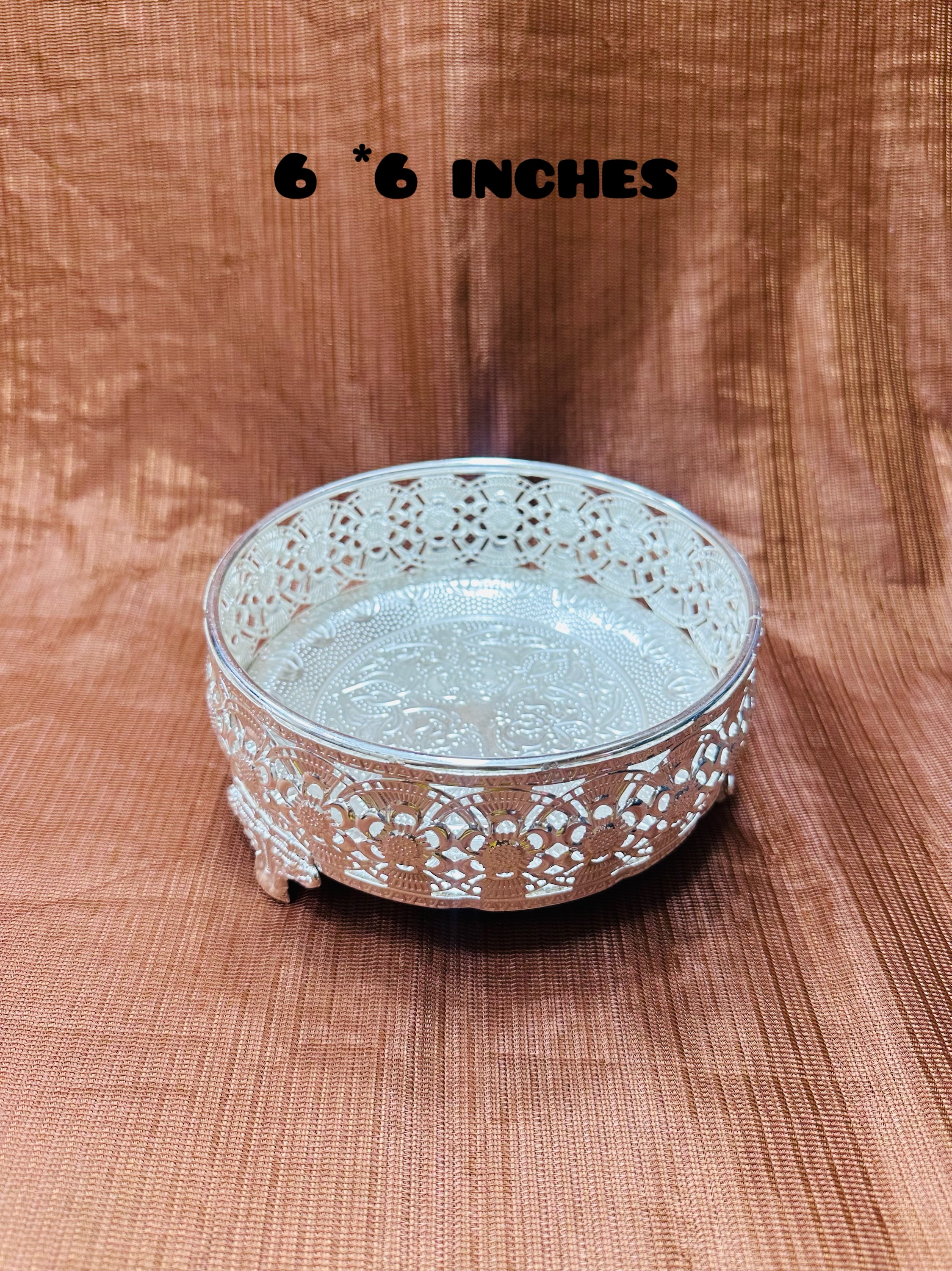 Small German silver plate