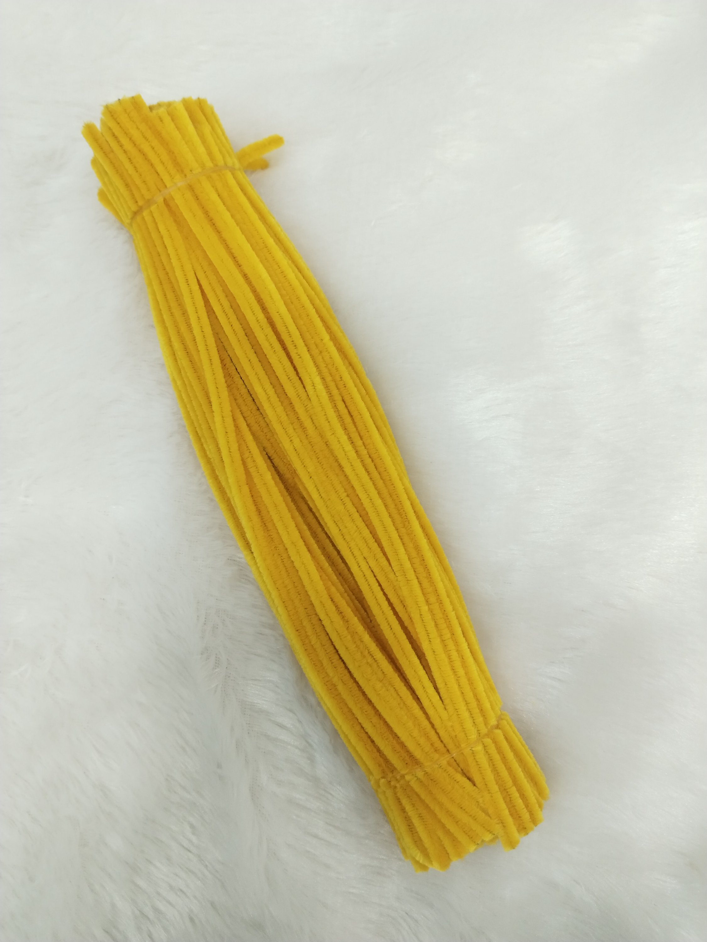 Pipe cleaners yellow (100 pcs pack)