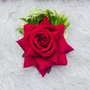 Velvet Brouch single peice (Red )