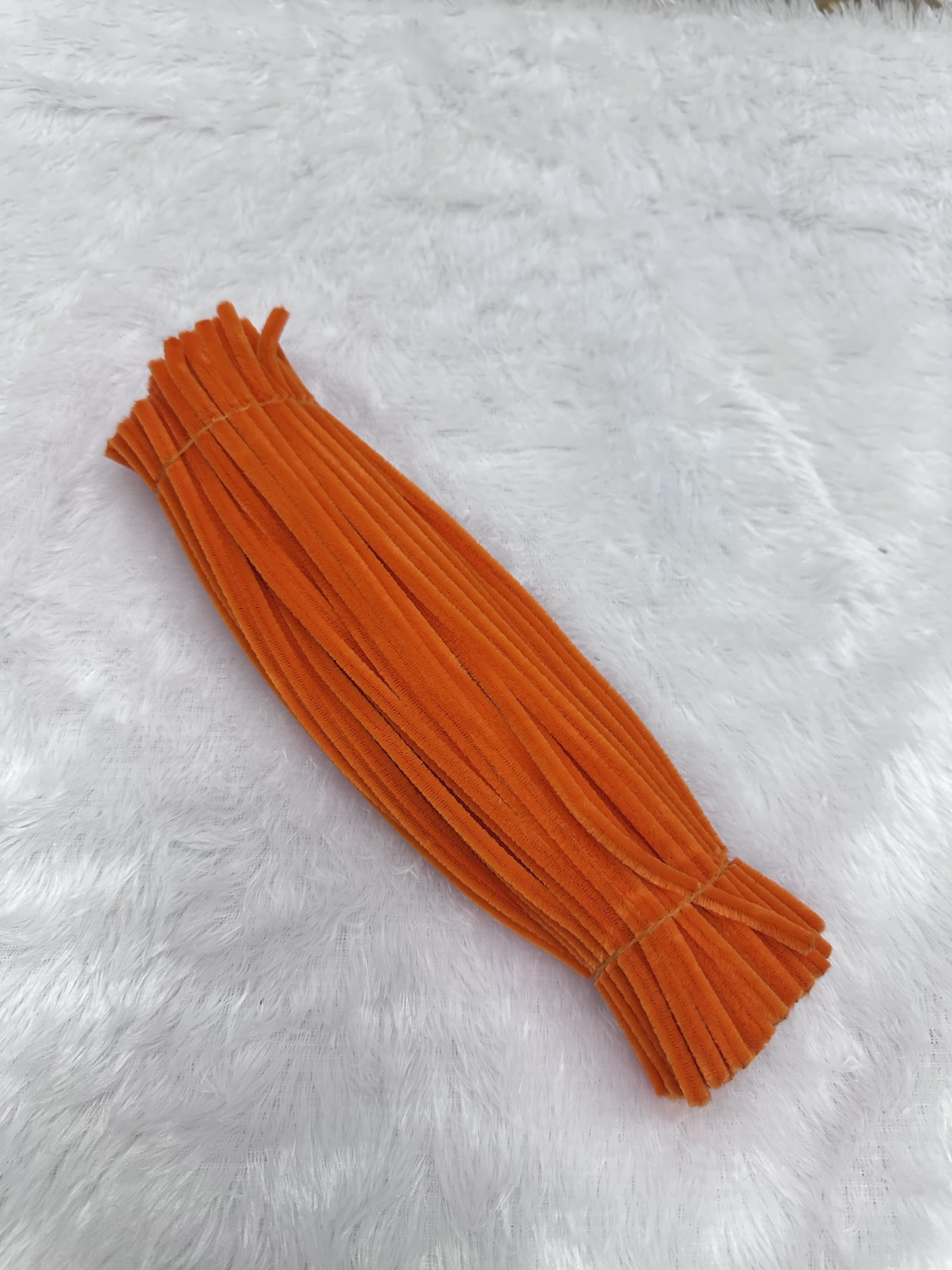 Pipe cleaners orange (100 pcs pack )