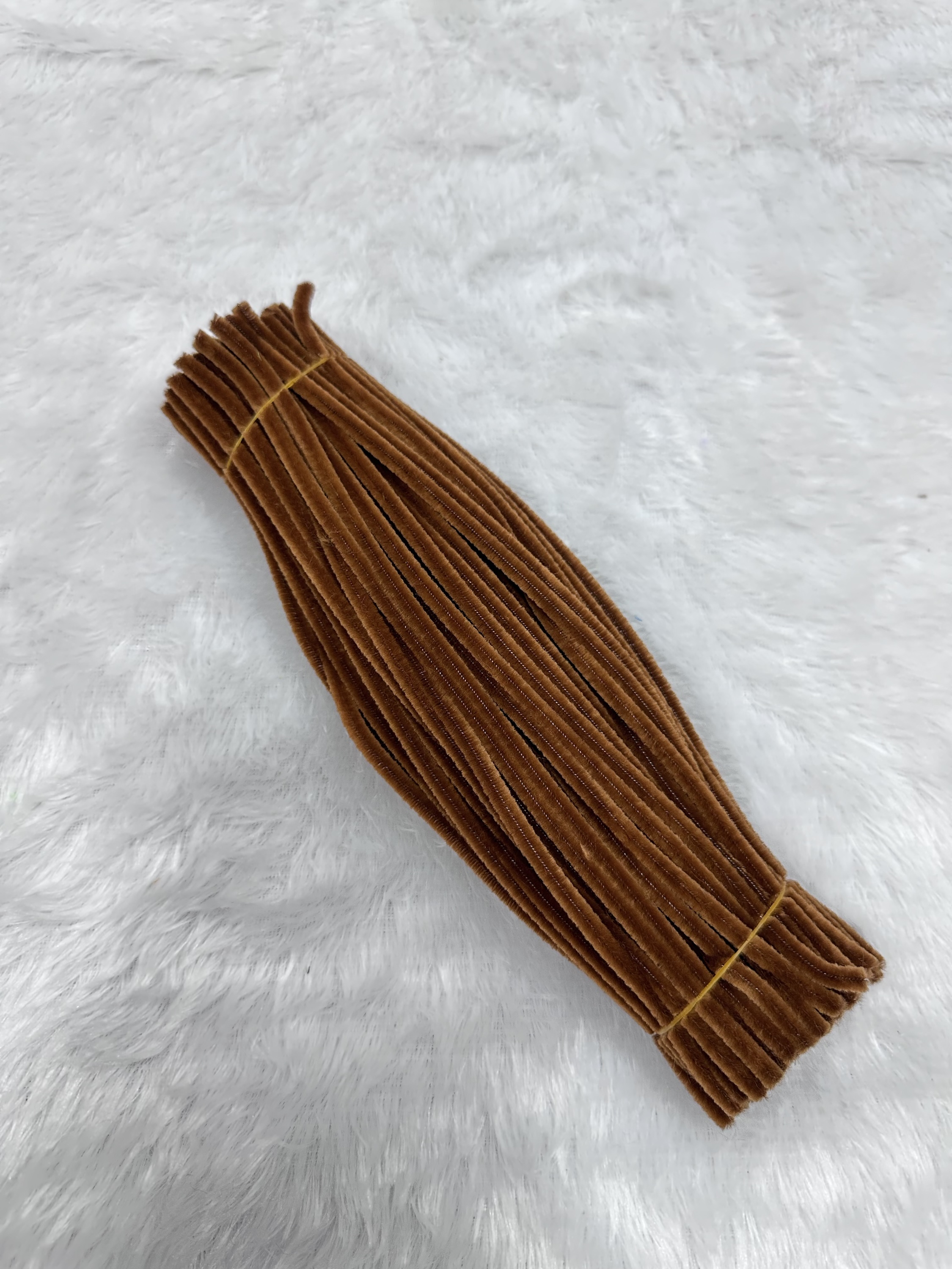 Pipe cleaners brown (100 pcs pack)