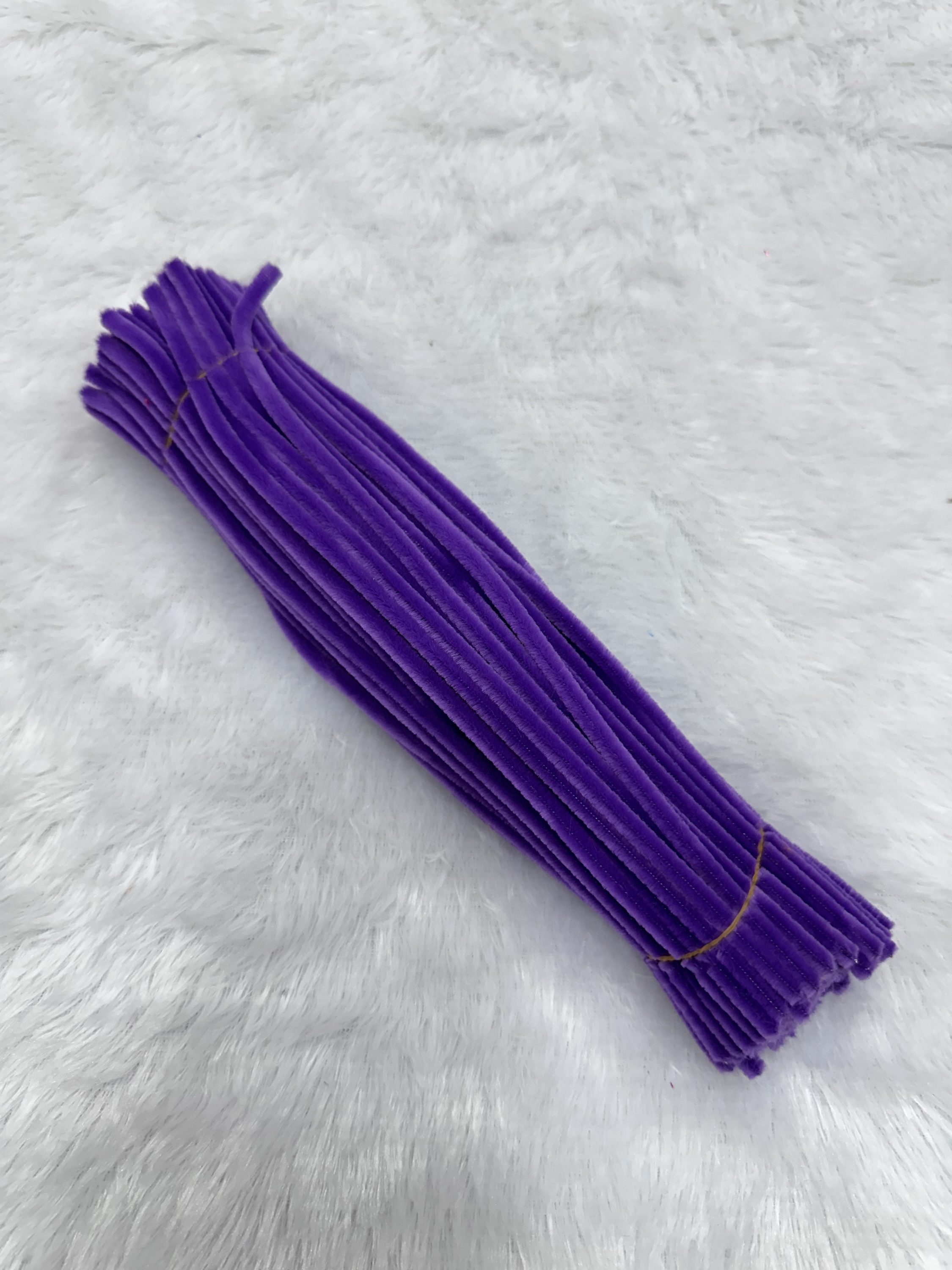 Pipe cleaners dark purple (100 pcs pack )