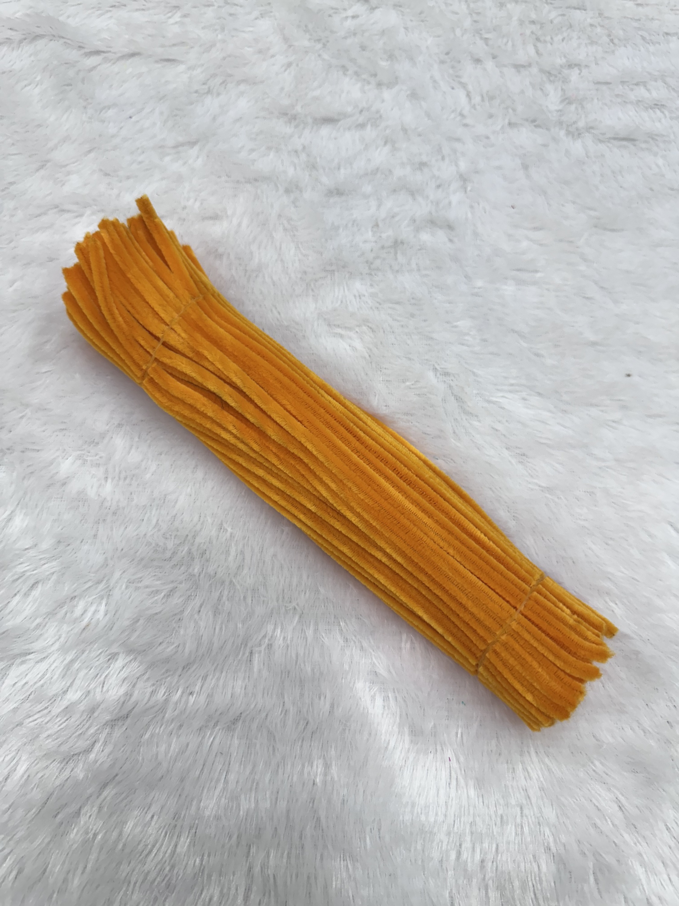 Pipe cleaners golden (100 pcs pack)