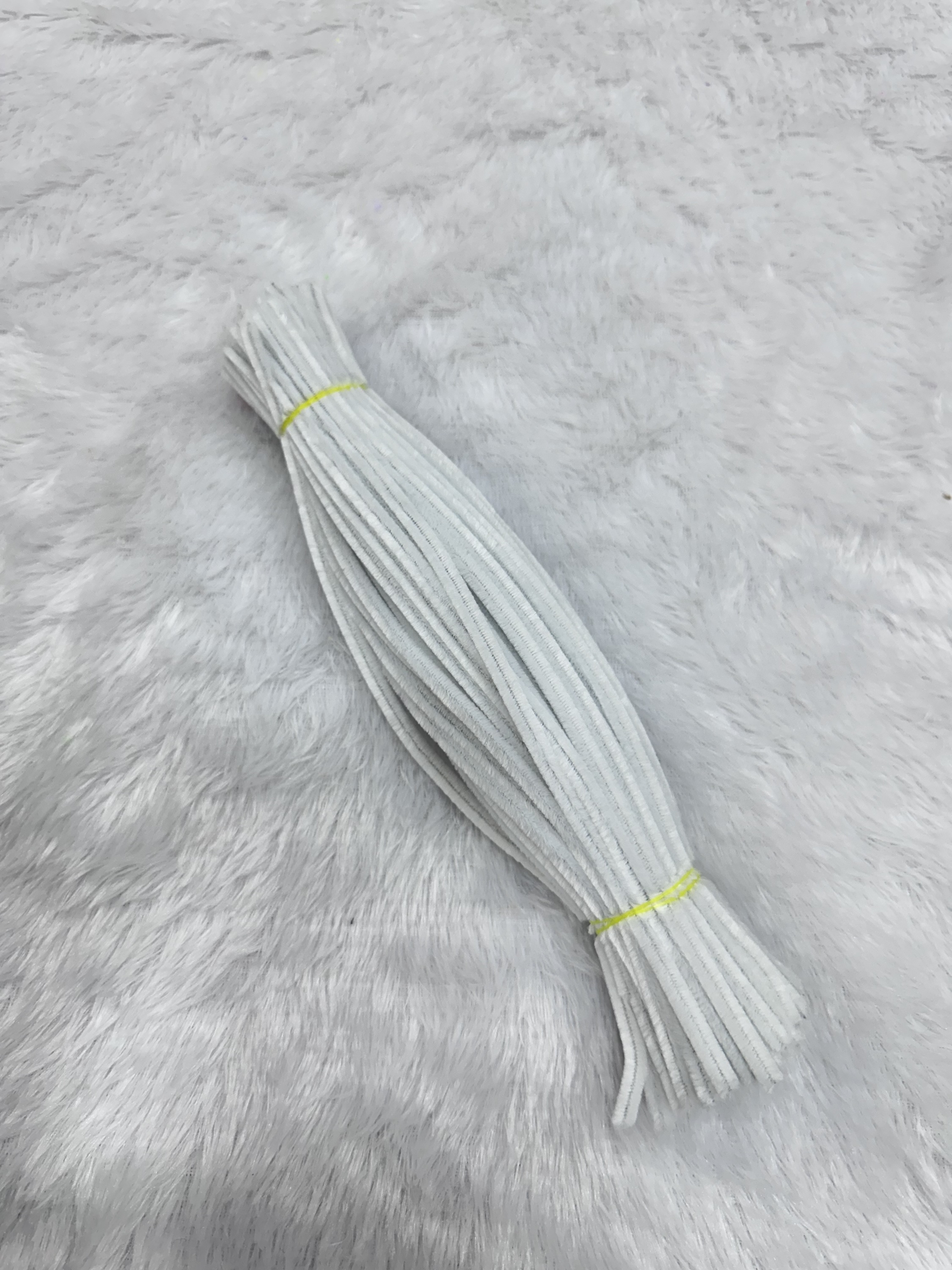 Pipe cleaners white (100 pcs pack )