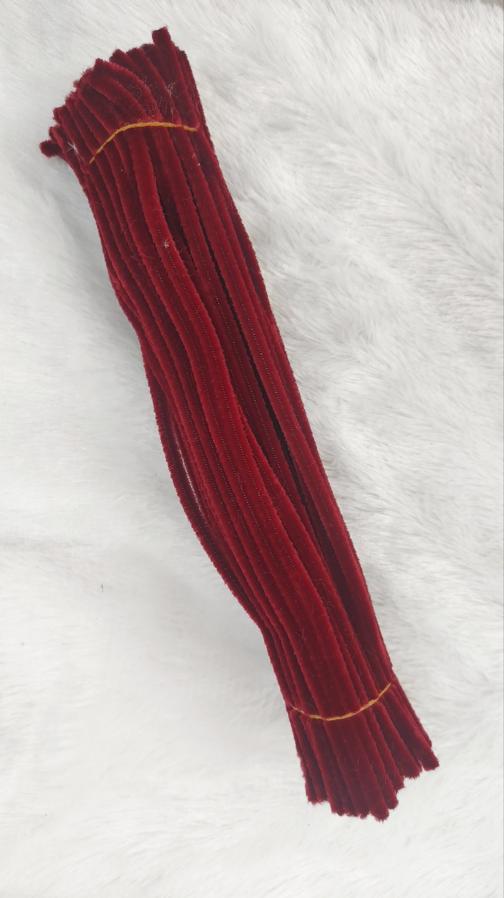 pipe cleaner red maron 100 pcs