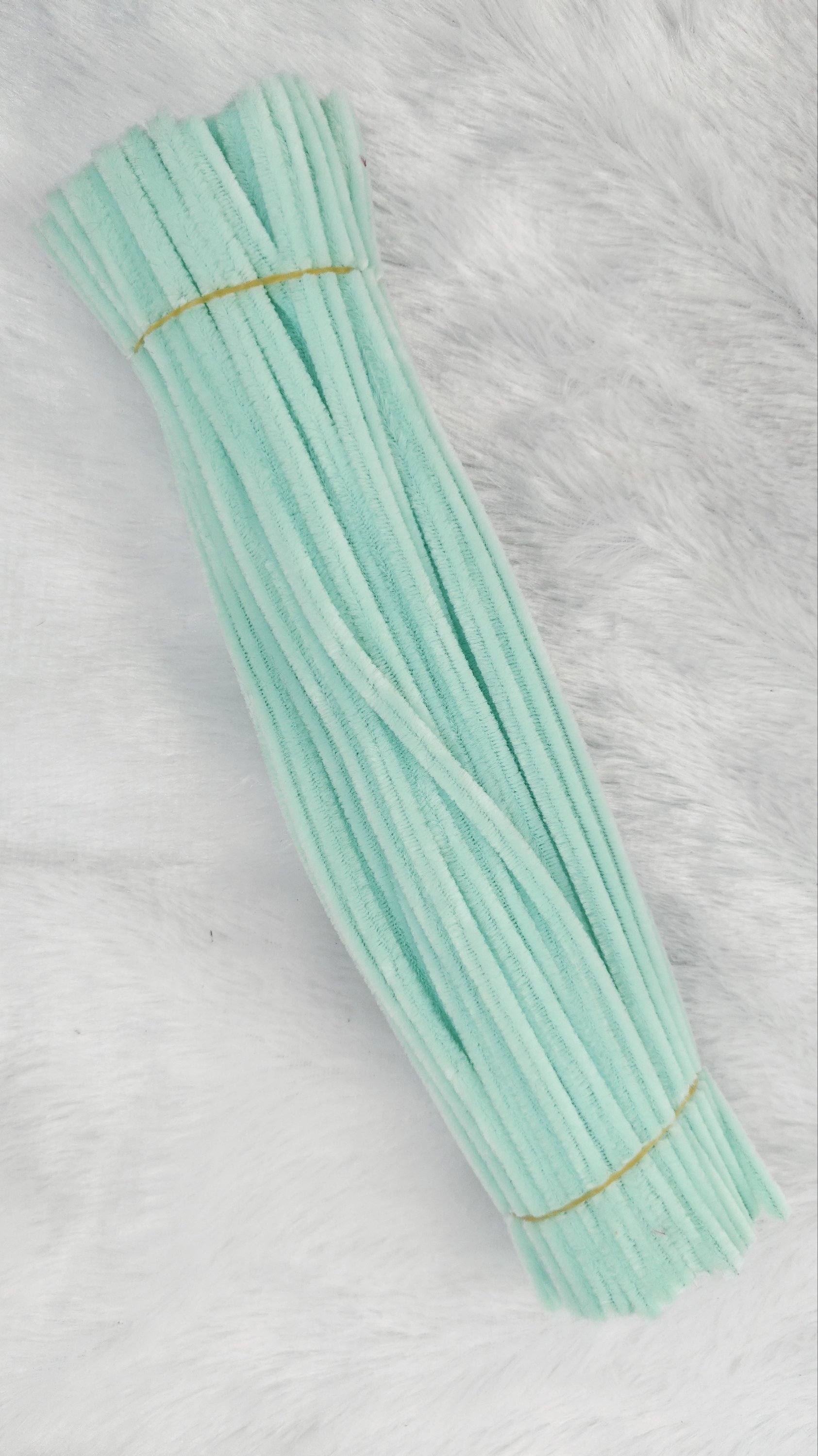 Pipe cleaners Seefoam green (100pc pack)