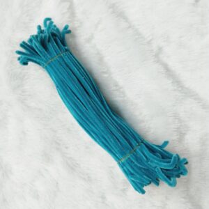 pipe cleaner turquoise 2 ,100 pcs pack