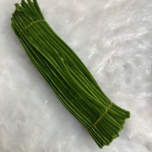 pipe cleaner olive green,  100 pcs pack