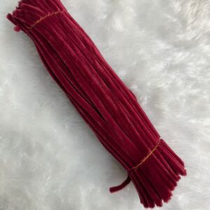 pipe cleaner red maron 2,  100 pcs