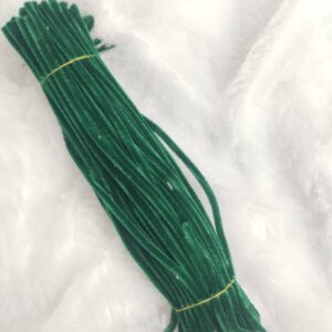 pipe cleaner  Dark green 2,  100 pcs pack