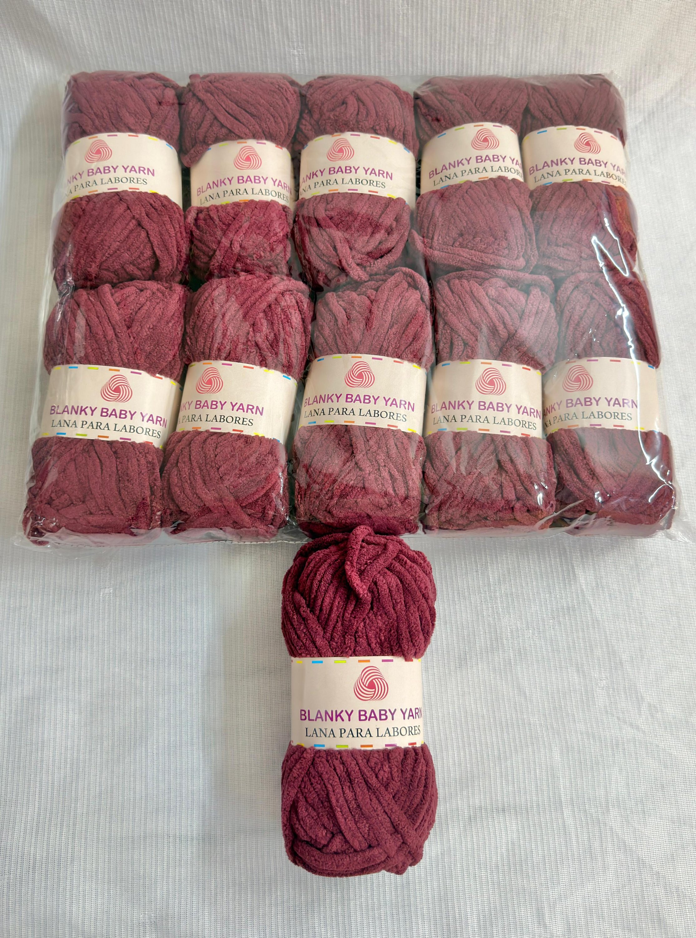 Soft Baby Yarn Maroon