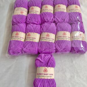 Soft Baby Yarn Dark Purple