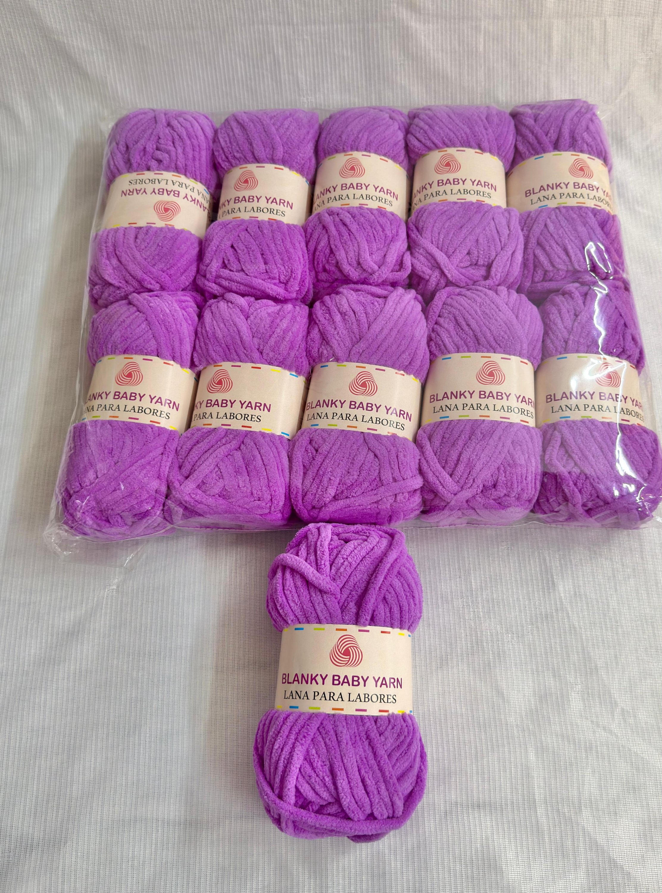 Soft Baby Yarn Dark Purple
