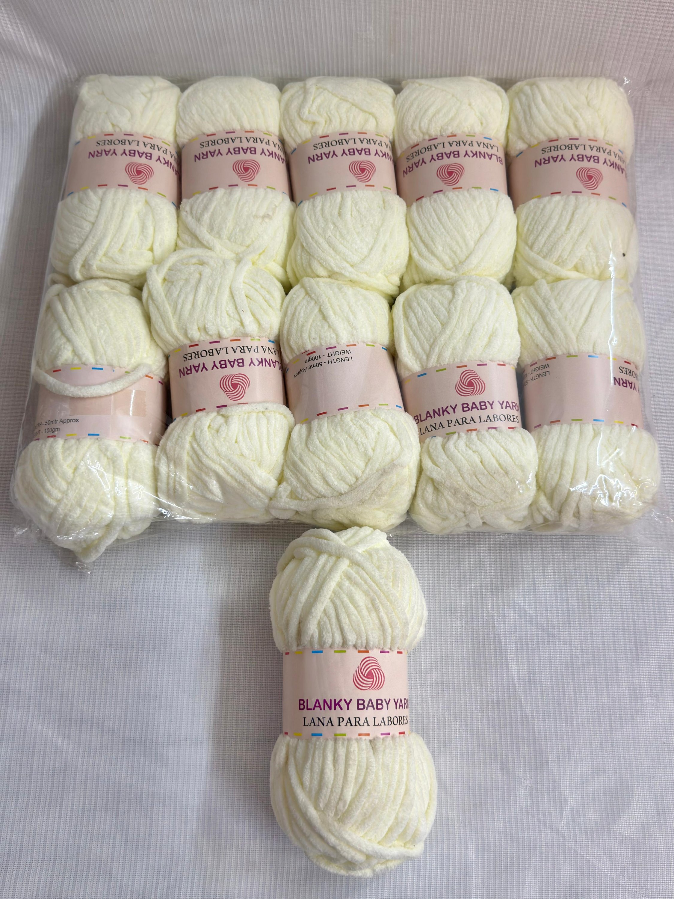 Soft Baby Yarn Cream