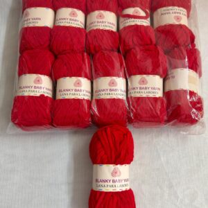 Soft Baby Yarn Red