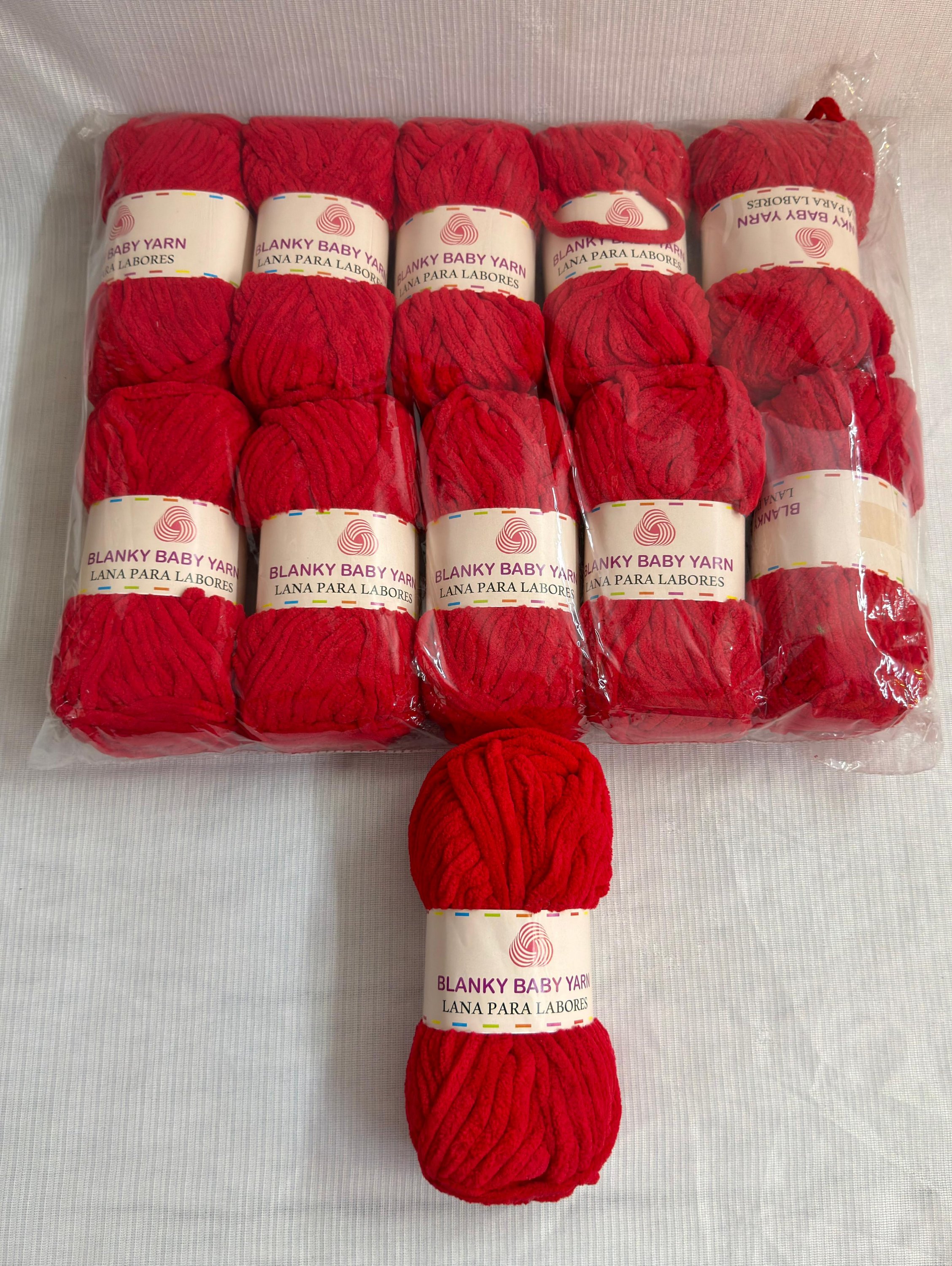 Soft Baby Yarn Red